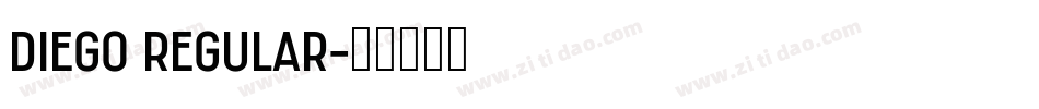 Diego Regular字体转换